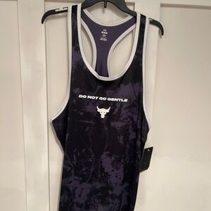 Project Rock Under Armour IRON PARADISE mesh bodybuilding tank top LARGE NEW NWT